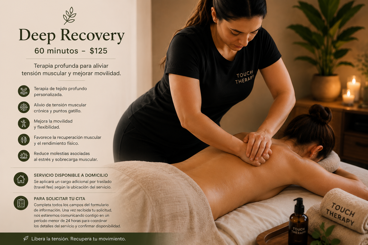 Therapeutic Deep Tissue - Recovery 60 min