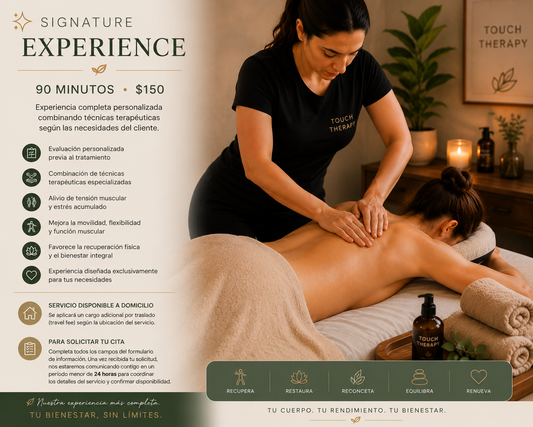 Therapeutic Massage- Signature Experience 90 min